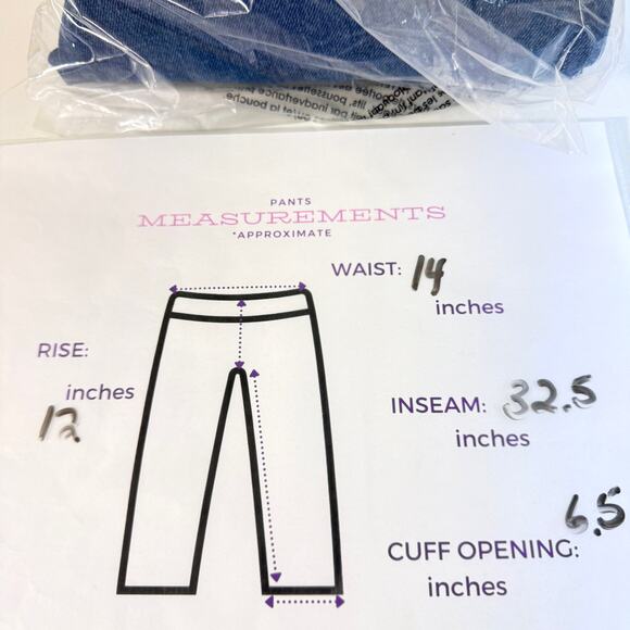 Favorite Daughter Womens Valentina High Rise Denim Jeans Sz 28 Split Cuff Blue - Picture 9 of 9